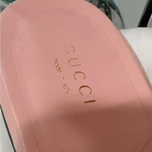 Double G Logo Leather Slides - Picture 5 of 14